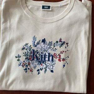 Kith Floral Serif Tee Turtledove